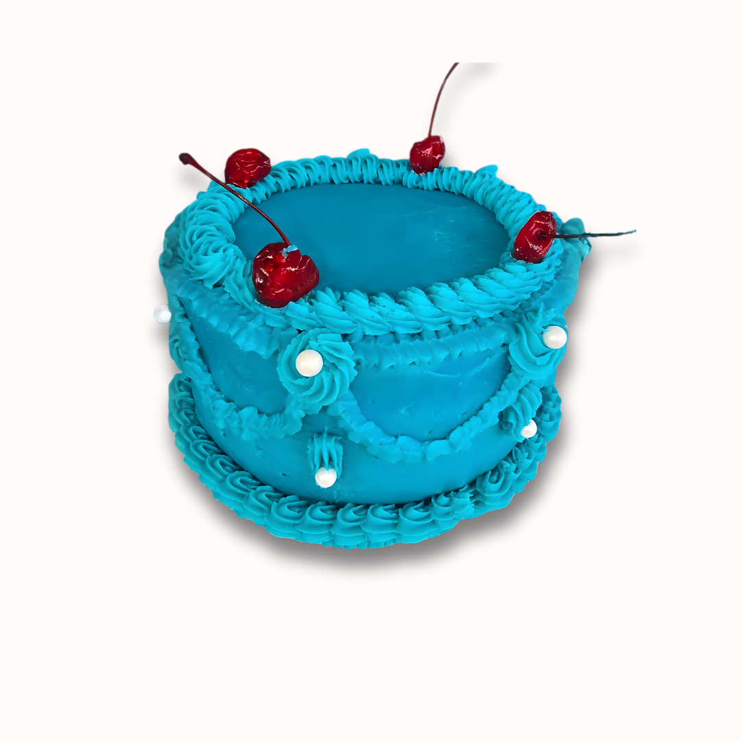 Vintage Blue Cake