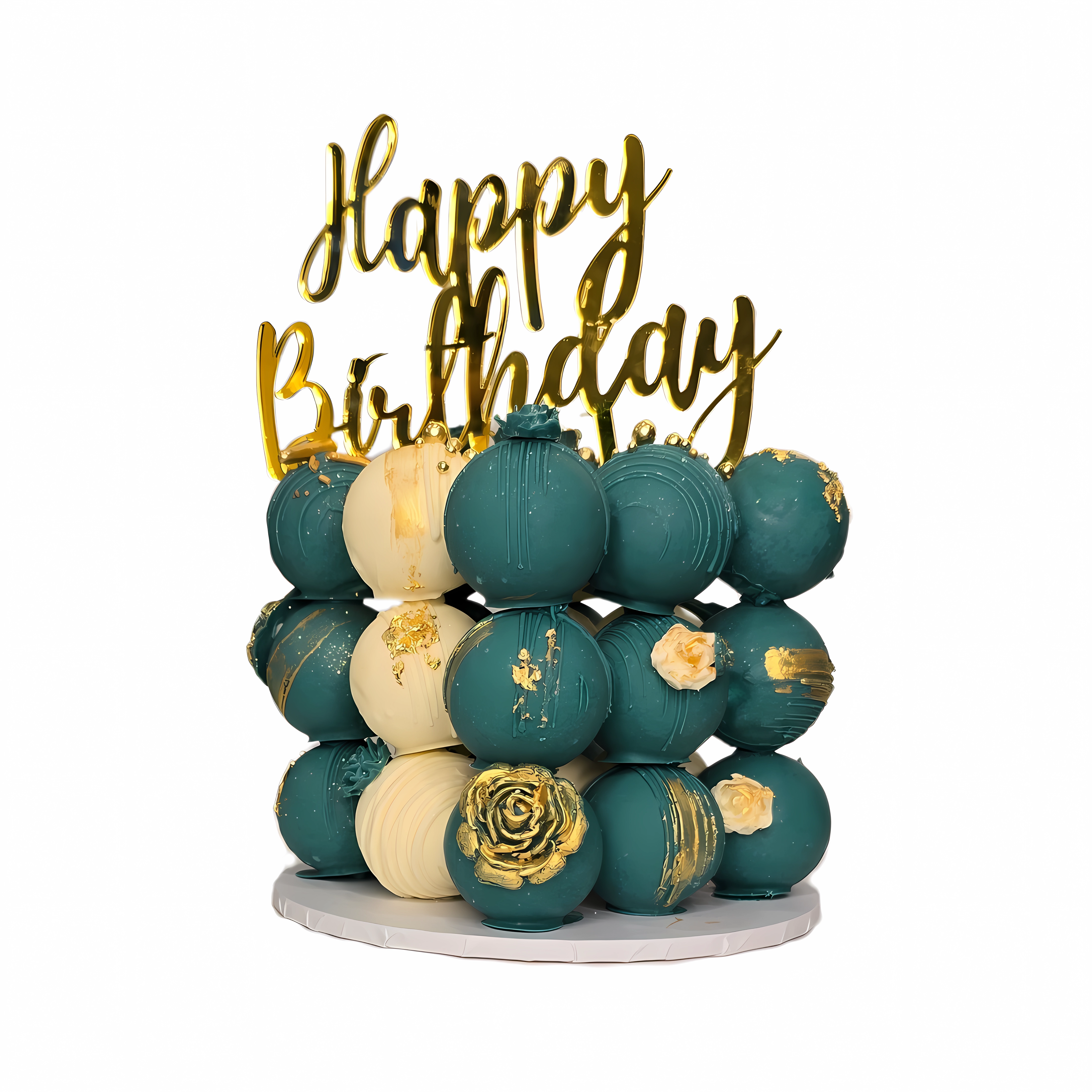 Green Cakepop Cake