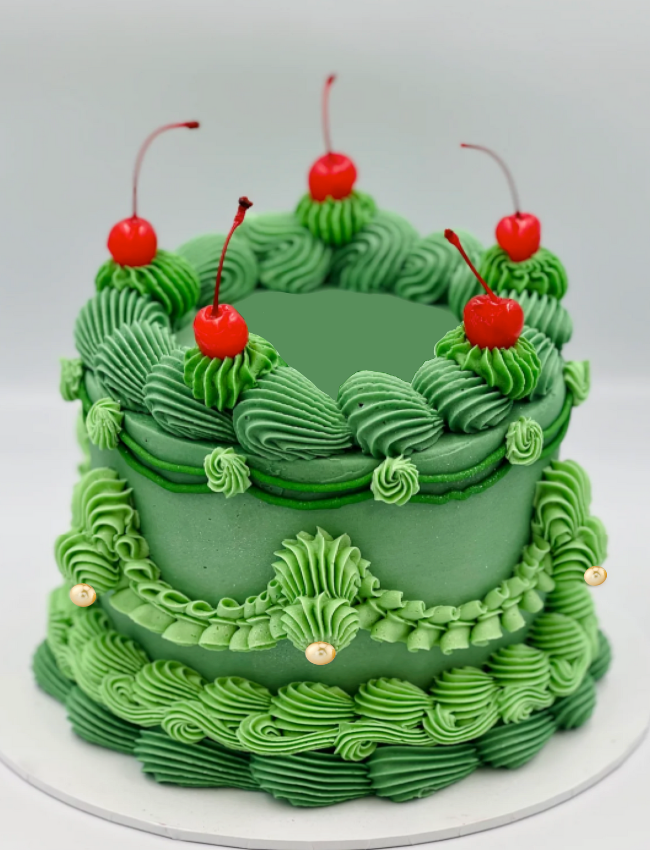 Christmas Retro Vintage Cake