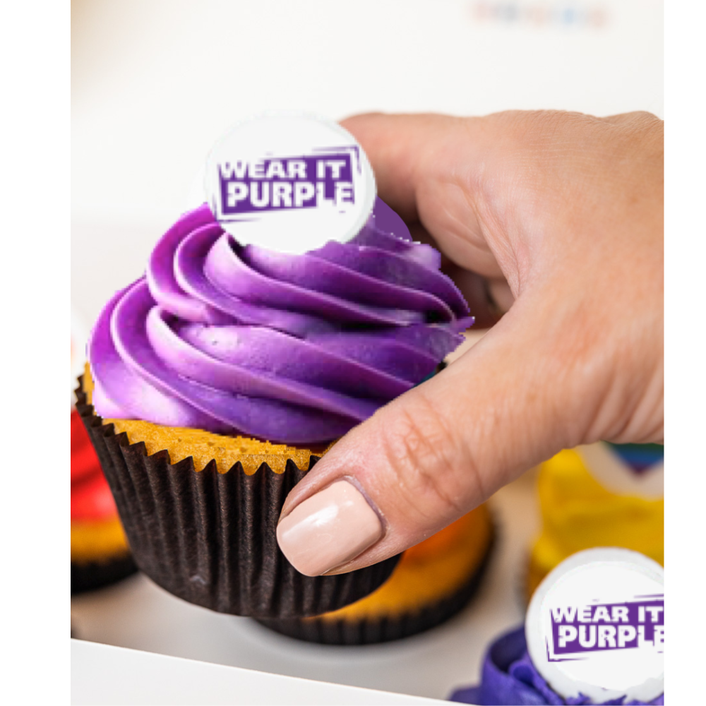 Wear it Purple Cupcakes