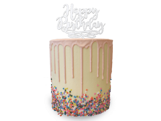 Confetti Drip Cake